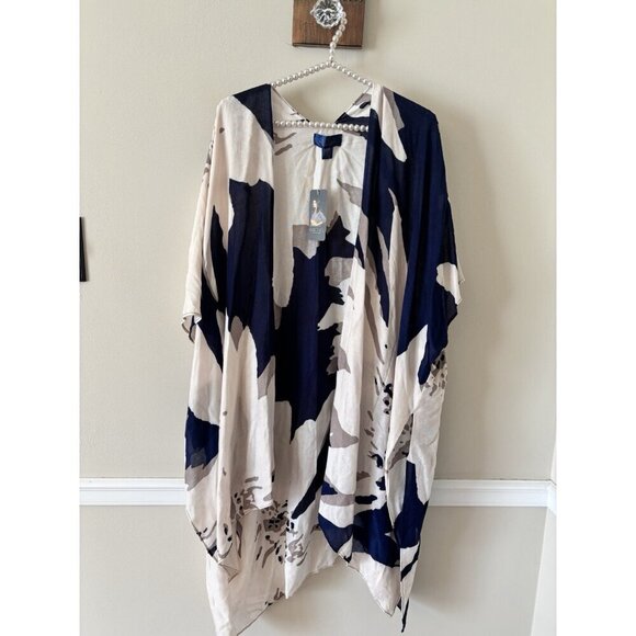 NWT Rachel Roy Womens Open Front Kimono Cardigan Coverup One Size - Picture 1 of 3